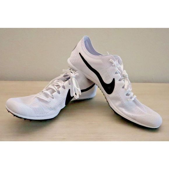 Nike Zoom DR2733 100 Men's Sz 10 White Mamba V6 Track & Field Distance Spikes - Picture 1 of 7